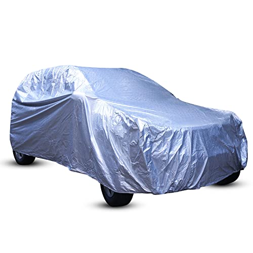 Amazon Brand – Solimo Suv Premium Car Cover, Grey (Suv 300, Brv, Venue, Wrv, Creta, Breeza, Jeep Canvas, Ecosport, Etc.)