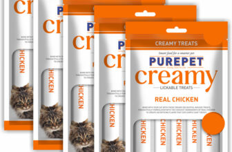 Purepet Creamy Lickable Treat Chicken Cat Treat(375 G, Pack Of 5)