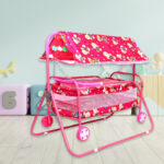Avani Metrobuzz Baby Jhula Crib Cradle Palna(Pink)