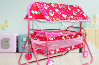 Avani Metrobuzz Baby Jhula Crib Cradle Palna(Pink)
