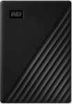Wd My Passport 1 Tb External Hard Disk Drive (Hdd) 5 Gb/S, Usb 2.0, Usb 3.0 Cable, Compatible With Windows(Black)