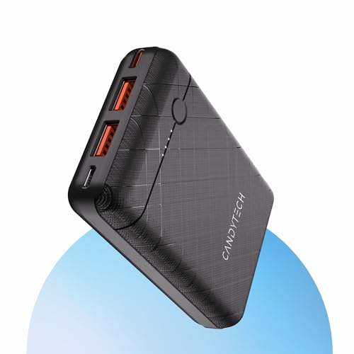 Flix Ultracharge Xpb-P45 20,000Mah 45W Qc Power Delivery Pps Power Bank, In-Built Type C & Lightning Fast Charging Cables, Led For Charging Percentage With Amp And Volt Display (Black)