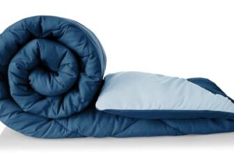 Bsb Home Microfibre All Season/Ac/Summer Solid Reversible Double Bed Comforter Blanket | Blanket | Dohar | Duvets – (220 Gsm, Aqua And Blue)