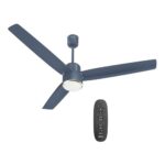 Havells Fab Bldc Underlight 1200 Mm Ceiling Fan| 5 Star| Upto 65% Saving| Air Delivery: 235 Cmm|Low Wattage: 30W| Low Noise|4 Speed Mode| 380 Rpm| 2 Years Manufacturer Warranty (Denim Blue)