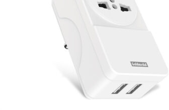 Goldmedal Zesto Travel Adaptor 1  Socket Extension Boards(White, 0 M, With Usb Port)