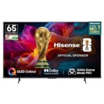 Hisense 164 Cm (65 Inches) 4K Ultra Hd Smart Qled Tv | Dolby Vision Atmos, Hdr10+ Adaptive | 144 Hz Game Mode Pro | Ai 4K Upscaler | Vidaa Os | 65E7Q Pro (Charcoal Grey)