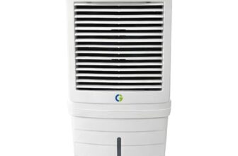 Cg Norris 90L Desert Air Cooler For Home | Inverter Compatible | Ice Chamber | Castor Wheels | Water Level Indicator | Up To 45 Ft Air Throw | 3 Yr Motor And Pump Warranty | 1 Yr Product Warranty
