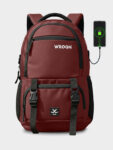 Wrogn Unisex With Usb Port And Rain Cover 40 L Laptop Backpack(Maroon)
