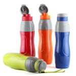 Cello Puro Sports 600 | Plastic Water Bottle | Leak Proof & Handy And Durable | Set Of 4 | 520 Ml Each, Assorted