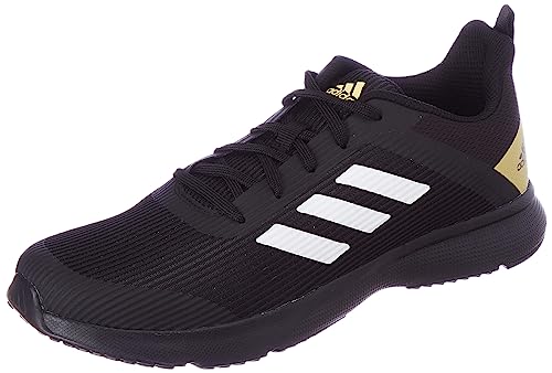 Adidas Men Mesh Racard M Running Shoe Cblack/Ftwwht/Halgol (Uk-11)