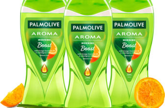 Palmolive Orange Essential Oil & Lemongrass Aroma Morning Boost (Tonic) Body Wash 3X250Ml(3 X 250 Ml)