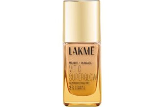 Lakme Makeup+Skincare Vitc Superglow Skin Perfecting Tint Warm Crème W120 25Ml