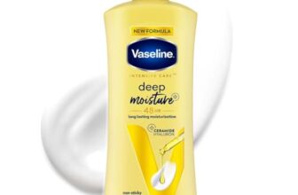 Vaseline Deep Moisture Body Lotion |For Dry Skin|Cushion Soft Skin| With Ceramides Hyaluron Moisture Fillers 600Ml