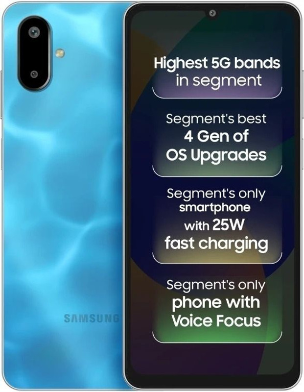 Samsung Galaxy F06 5G (Bahama Blue, 128 Gb)(4 Gb Ram)