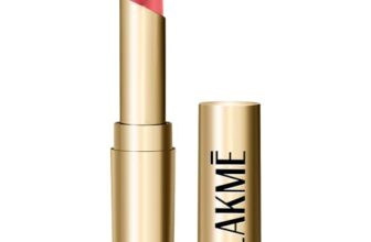 Lakme Unreal 3D Slim Bullet, Matte Lipstick, Lightweight Shine, Nude Reign, 3.6G