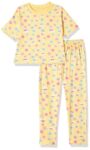 T2F Girls Cotton Printed Oversized Fit Crop Top And Pant Pajama Set