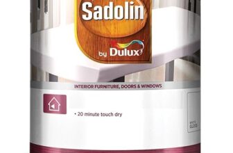 Sadolin By Dulux | Pu Wood Polish Gloss Finish For Interior Surfaces | Excellent Resistance To Scratches, Stains, And Cracks | Water Resistant, All Weather Durable And Long Lasting, 4 Litres