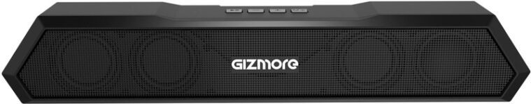 Gizmore Gizbar 1200 Tws Function & Matte Finish With Aqad Mode For Upto 6 Hours Playtime 12 W Bluetooth Speaker(Black, Stereo Channel)