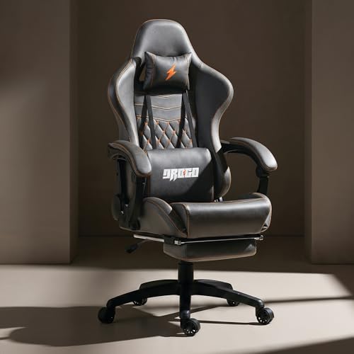 Ant Esports 9077 Ergonomic Gaming Chair, Multifunctional Gaming Chair With Premium Pu Leather Upholstery, 2D Armrest, Integrated Neck And Lumbar Support, & 180° Recline – Back