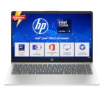 Hp 14, Intel Core Ultra 5 125H (24Gb Ddr5, 1Tb Ssd) Micro-Edge, Anti-Glare, Fhd, 14”/35.6Cm, Win11, M365* Office24, Silver, 1.4Kg, Ep1180Tu, Fhd Camera, Backlit Laptop