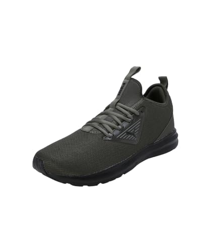Puma Mens Enzo Magnus Dark Olive-Black Running Shoe – 8 Uk (30973303)