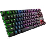 Sharkoon Purewriter Tkl Rgb Mechanical Wired Gaming Keyboard I Min. 50 Million Keystrokes- Black