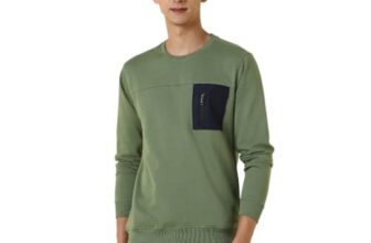 Allen Solly Mens Sweatshirt Olive
