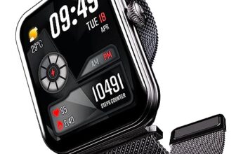 Boat Xtend Plus Smart Watch W/ 1.78″ (4.5 Cm) Amoled Display, Coins, Advanced Bt Calling, 100+ Sports Mode, Always On Display, Hr & Sp02 Monitoring & Stress Monitoring(Metallic Black)
