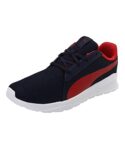 Puma Unisex-Adult Hampton Peacoat-High Risk Red Walking Shoe – 8 Uk (38678703)