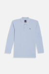 Allen Solly Boys Solid Pure Cotton Regular T Shirt(Blue, Pack Of 1)