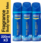 Park Avenue Original Collection Cool Blue Combo Deodorant Spray  –  For Men(660 Ml, Pack Of 3)