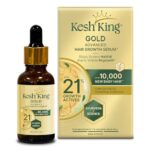 Kesh King Gold Advanced Hair Growth Serum – 21% Growth Actives With 3% Redensyl, 3% Anagain, Procapil, Kopexil Aqua & Ayurvedic Herbs | Visible Regrowth & Hair Fall Control | Women & Men | 30Ml