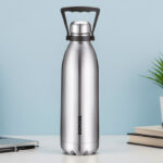 Borosil Bolt Bottle 24 Hrs Hot & Cold Vaccum Insulated 1500 Ml Stainless Steel Flask(Pack Of 1, Silver)