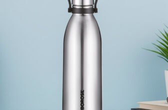 Borosil Bolt Bottle 24 Hrs Hot & Cold Vaccum Insulated 1500 Ml Stainless Steel Flask(Pack Of 1, Silver)