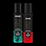 Axe Signature Mysterious And Intense Deodorant No Gas Body Perfume Body Spray  –  For Men(400 Ml, Pack Of 2)