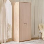 Home Centre | Lexus 2-Door Swing Wardrobe | Engineered Wood | Brown | 1 Year Warranty