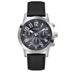 Guess Round 44Mm Blue Dial Analog Men Watch – Gw0709G1