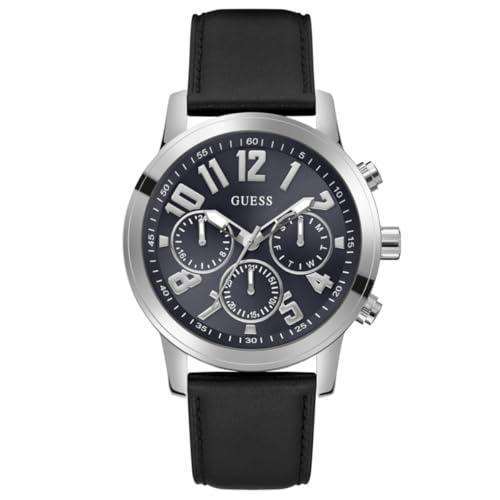 Guess Round 44Mm Blue Dial Analog Men Watch – Gw0709G1