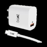 Boat 18W Power Wcd Qc3A Charger Combo (Type C )(White, Cable Included)