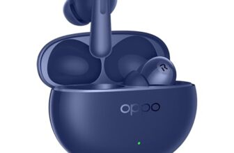 Oppo Enco Bud 3Pro+ True Wireless In Ear Earbuds With 12.4Mm Driver And 32Db Anc, 43Hrs Playtime,Low Latency,Fast Charging,Bt 5.4,Ip55 (Sonic Blue)