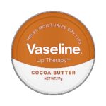 Vaseline Lip Tins Cocoa Butter, 17G | Infused With Cocoa Butter For Hydration & Glossy Shine Softline (Transparent)