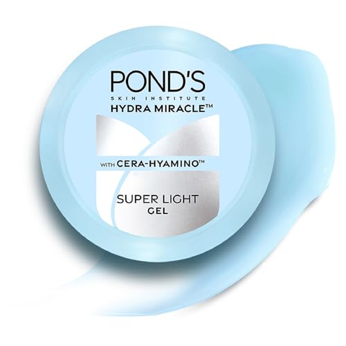 Pond’S Super Light Gel Oil Free Face Moisturizer 200 G | With Cera-Hyamino For Ultimate Soft Smooth Skin – Daily Use
