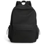 Glowic Laptop Backpack, 2 Compartments, Bottle Holder, Organizer, School Bag For Boys And Girls, College Bag For Women And Men, Office Bag, Travel Bag (Black)