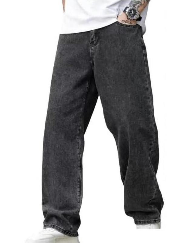 Every Choice Loose Fit Men Grey Jeans