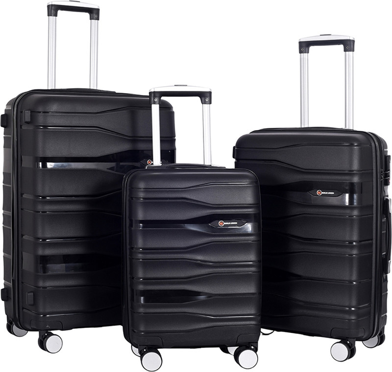 Marlin London Udaan Light-Weight & Durable Polyproylene Hard Luggage Check-In Suitcase 8 Wheels – 28 Inch