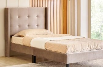 Home Centre | Helios Bravo Betty Single Bed | Engineered Wood | Brown | 1 Year Warranty