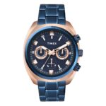 Timex Blue Round Dial Analog Men’S Watch – Tweg28203