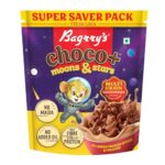 Bagrry’S Choco+ Moons And Stars – 1.2 Kg | Multigrain Goodness | No Maida | More Chocolaty | Oats, Whole Wheat & Rice | High Fibre, Protein, Calcium | Delicious Breakfast Cereal For Kids & Adults