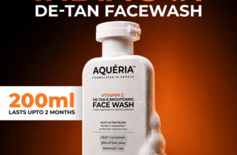 Aqueria De-Tan & Brightening | 3% Niacinamide, Alpha Arbutin & Ceramides Face Wash(200 Ml)
