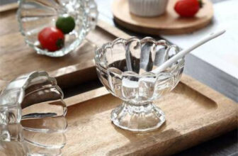 Global Mart Glass Mixing Bowl Ice Cream Bowl Set, 120Ml Dessert Bowl, Clear Glass Dessert Bowl (Clear, Pack Of 6)(Pack Of 6, Clear)